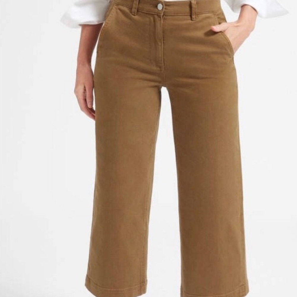 Everlane wide leg crop pant
